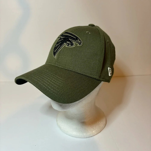 Atlanta Falcons New Era Olive 2018 Salute to Service Sideline 9TWENTY Men’s Hat - Picture 3 of 8